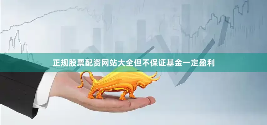 正规股票配资网站大全但不保证基金一定盈利