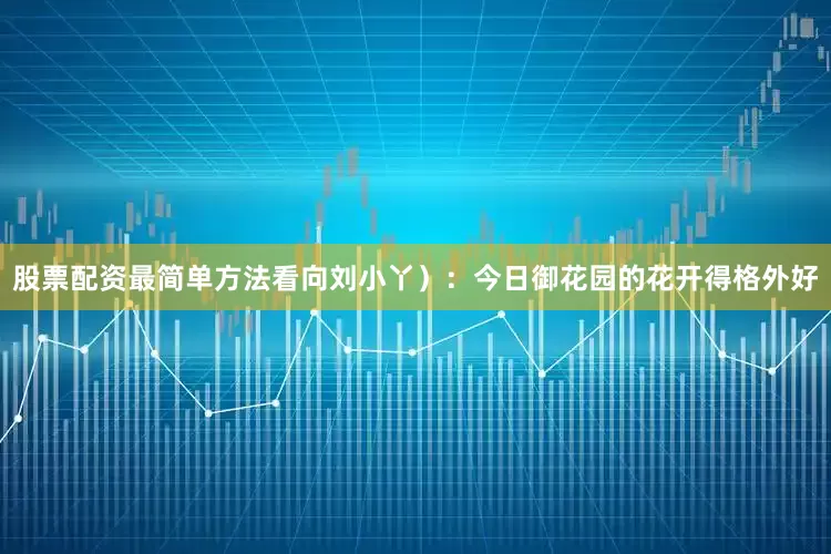 股票配资最简单方法看向刘小丫）：今日御花园的花开得格外好
